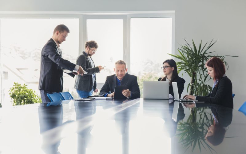 coworkers-meeting-hall-office